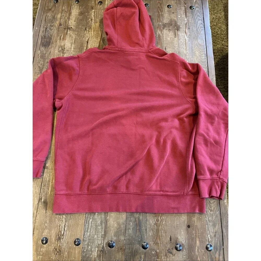 Nike Alabama Crimson Tide Script A Hoodie Sweatshirt Men’s Large Red Fleece